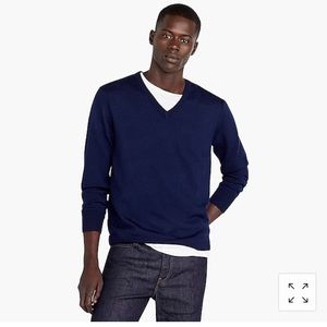Men’s wool slim fit j crew sweater